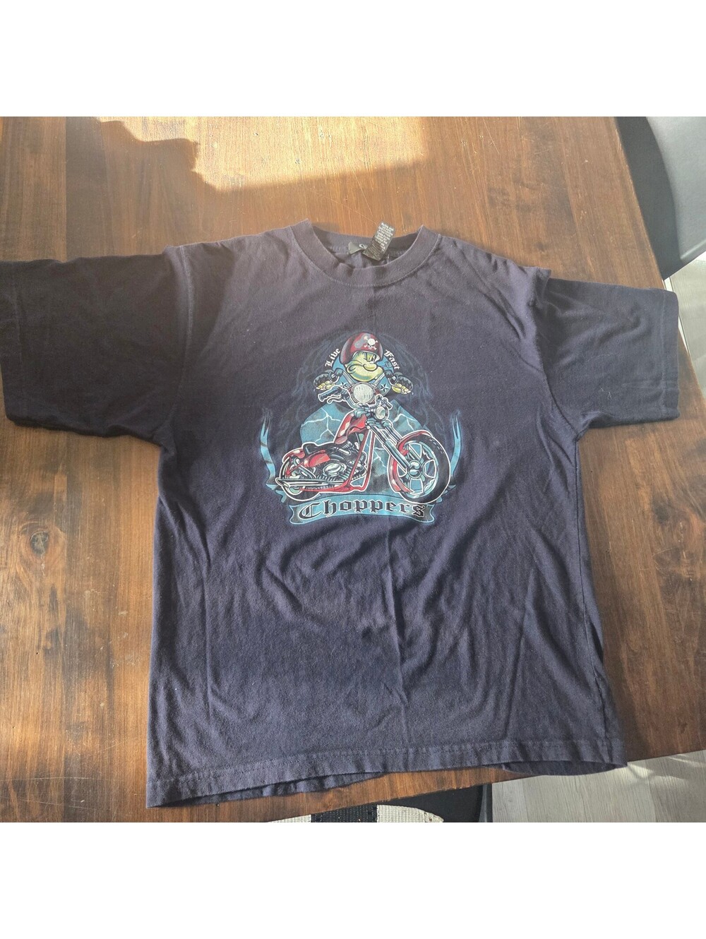 NTD black motorcycle graphic T shirt size Small